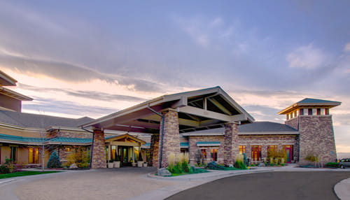 The entrance to Vi at Highlands Ranch in Colorado