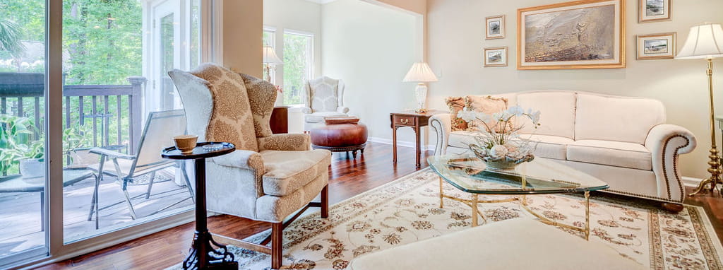 Living room in the St. Augustine
