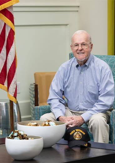 Bentley Veterans Association Bob Griffith.