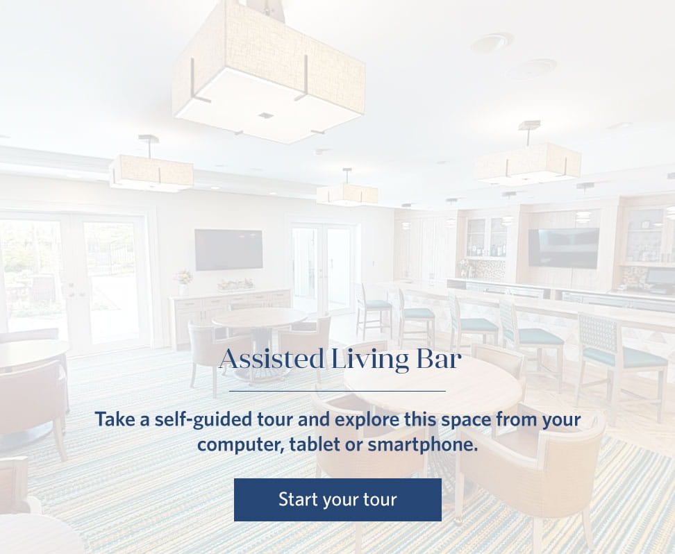 Assisted Living Bar Matterport Virtual Tour. 