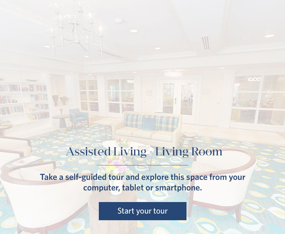 Assisted Living - Living Room Matterport Virtual Tour. 