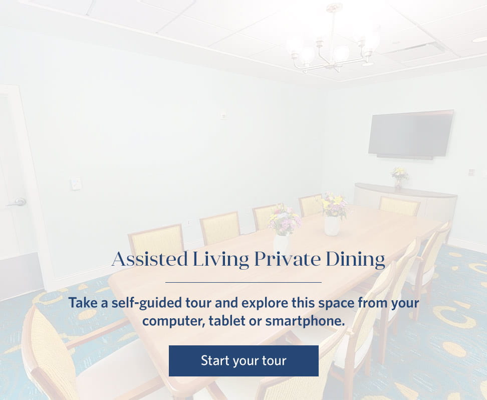 Assisted Living Private Dining Matterport Virtual Tour. 